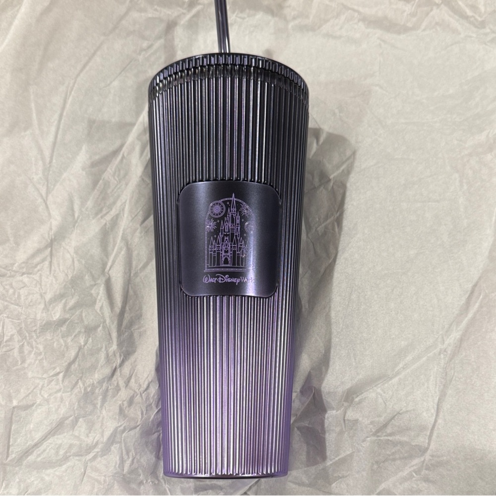 Disney Starbucks 2025 Collector Purple Tumbler with Straw